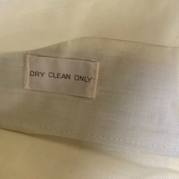 VTG Ohio State University Block O Trouser Dress Pants Men's 32x37 Gray Wool - Picture 9 of 11
